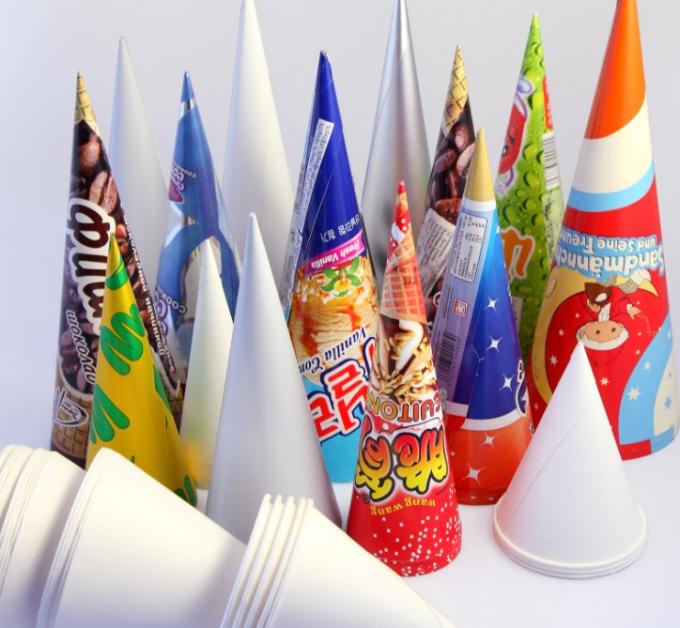 PRY-220/300 machine de fabrication de glaces à grande vitesse de type cône à manche de tasse en papier 2