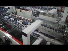 ZH-800G Alimentation papier Colle froide Huile d'olive 4,5KW Machine à plier et coller les boîtes