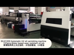 Huile SG-E1200 UV automatique à grande vitesse vernissant la machine de revêtement