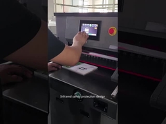 Machine hydraulique de coupeur de papier d'écran tactile de H498T