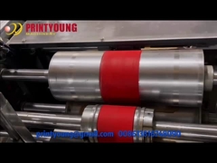 Poignée plate de papier de sac à provisions faisant la machine