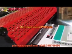 Série de SGUV machine de revêtement UV semi automatique ou glaçante en ligne de pleine tache