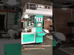 Machine d'impression d'étiquettes flexibles automatique multicolore à quatre couleurs