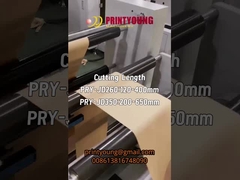 PRY-JD350 V Forme de fond pointu Snack alimentaire Fruits secs Sac en papier de fabrication de la machine de formage