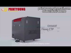 DX660F 4000dpi Machine numérique de fabrication de plaques CTP Flexo