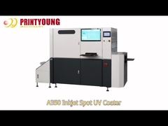 A350 Digital 3pcs Tête d'impression 1080DPI Machine de revêtement UV à jet d'encre