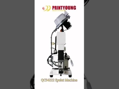 QC54222 Machine de fabrication semi-automatique de boutons de chaussures à trous d'œil à presse perforante