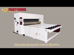 PRY-2000 Machine de découpe à la matrice de carton rotatif à alimentation par chaîne semi-automatique