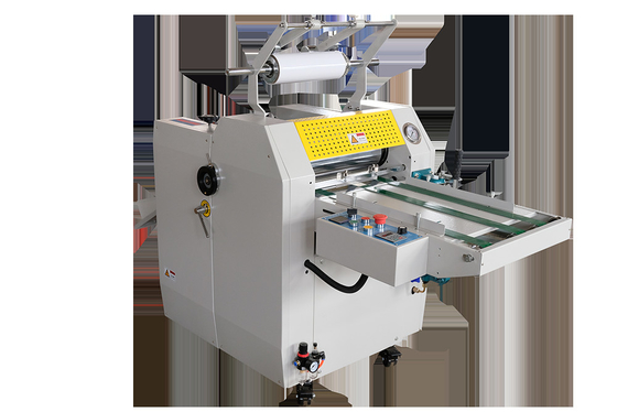FM390C Heavy Duty Semi Auto Film Laminator Machine Matt Glossy Hydraulic Oil Heating