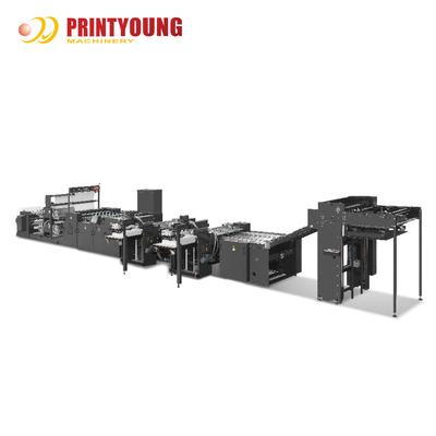 PRY-1020AFG machine d'impression automatique à double alimentation à deux couleurs en ligne avec une vitesse d'impression de 300 M/min