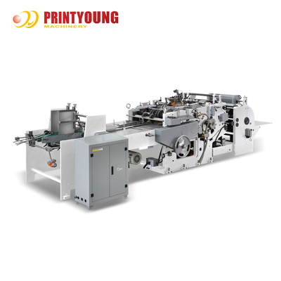 Printyoung KL-D Sacoche à papier en papier semi-automatique, machine à plier et coller avec roulement pour le commerce de détail